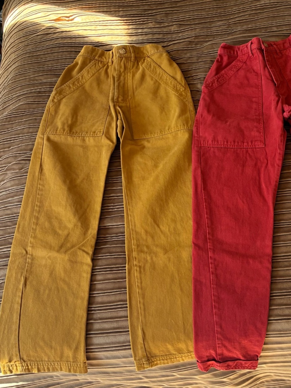 Big Bud Press Work Pants in Spicy Mustard XXS - Picture 8 of 8